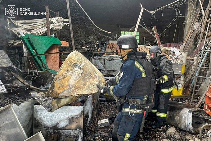 Новини Харкова: Пожежа після атаки БпЛА по Чугуєву